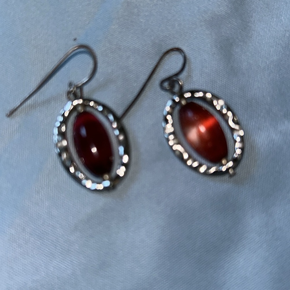Faux Jeweled Dangle Earrings